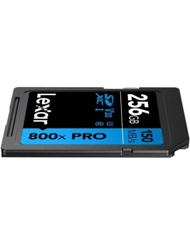 LEXAR 256GB PROFESSIONAL 800X PRO SDXC UHS-I CARDS, UP TO 150MB/S READ 45MB/S WRITE C10 V30 U3