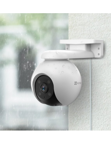 EZVIZ H8 Pro 3K Esférico Cámara de seguridad IP Interior y exterior 2880 x 1620 Pixeles Pared/poste