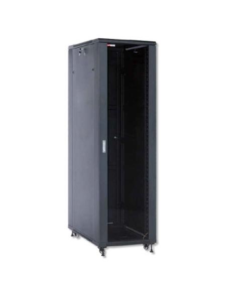 WP STANDING NETWORK RACK RNA SERIES 19" 42U 600X600MM DESMONTADO, BLACK RAL 9005 (WPN-RNA-42606-BS)