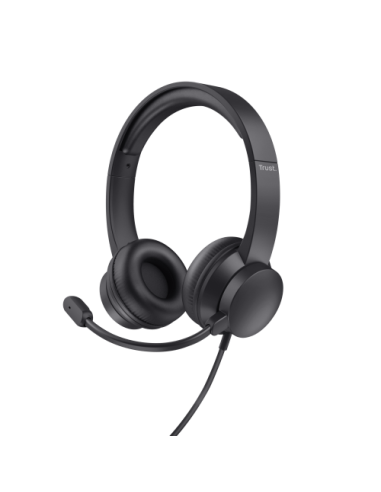 Trust Ayda Auriculares Alámbrico Diadema Llamadas/Música Negro