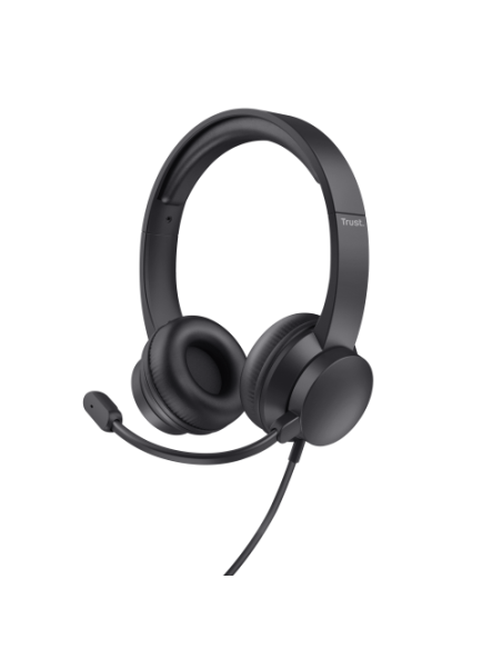 Trust Ayda Auriculares Alámbrico Diadema Llamadas/Música Negro