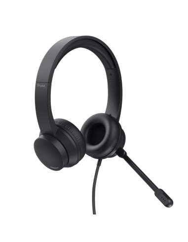 Trust Ayda Auriculares Alámbrico Diadema Llamadas/Música Negro
