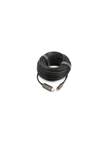 Kramer Electronics CP-AOCU/CH-50 15,2 m USB Tipo C HDMI Negro