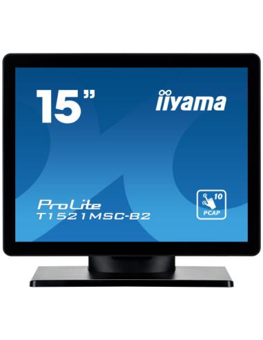 MONITOR IIYAMA 15" PCAP BEZEL FREE FRONT, 10P TOUCH, 1024X768, SPEAKERS, VGA, HDMI, 325CD/M², USB INTERFACE, EXTERNAL POWER ADAP