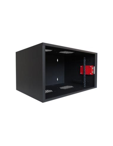 WP WALL MOUNT RACK 19" RWS SERIES 6U WXDXH: 560X400X400 MM, BLACK RAL 9005