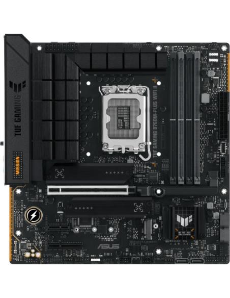PLACA ASUS TUF GAMING B760M-PLUS WIFI II,INTEL,1700,B760,4DDR5,128GB,HDMI+DP,4SATA+2M.2,5USB3.2+1USB-C,2.5GB+WIFI+BT5.2,MATX