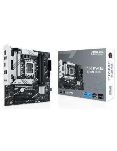 PLACA ASUS PRIME B760M-PLUS,INTEL,1700,B760,4DDR5,128GB,HDMI+DP,4SATA+2M.2,5USB 3.2+1USB-C,2.5GB,MATX
