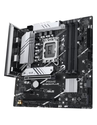 PLACA ASUS PRIME B760M-PLUS,INTEL,1700,B760,4DDR5,128GB,HDMI+DP,4SATA+2M.2,5USB 3.2+1USB-C,2.5GB,MATX