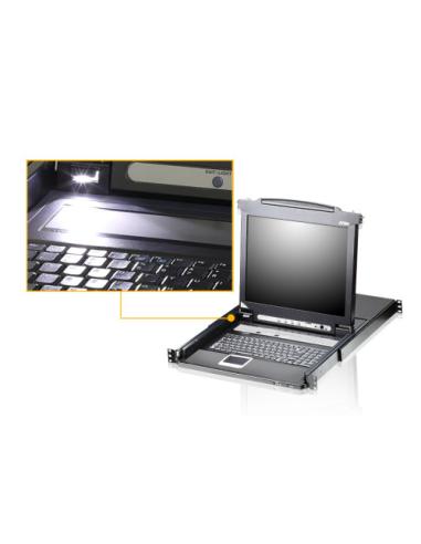 ATEN CL5716MW interruptor KVM Montaje en rack Negro