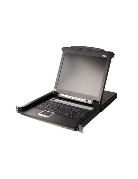 ATEN CL5708MW interruptor KVM Montaje en rack Negro