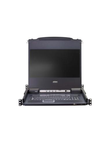 ATEN CL5708MW interruptor KVM Montaje en rack Negro