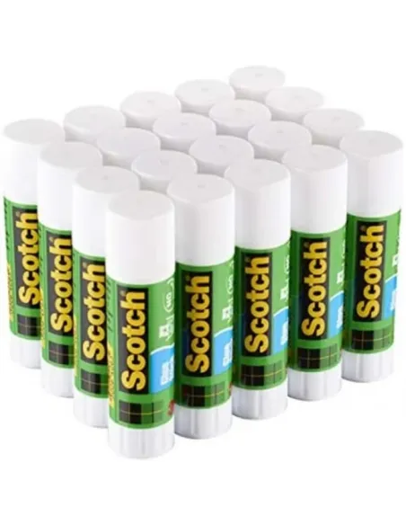 EXPOSITOR 20 BARRAS ADHESIVO PERMANENTE 21G 6221DN SCOTCH 7100115346