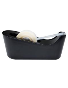 DISPENSADOR PORTARROLLOS C18 DE SOBREMESA COLOR NEGRO CON ROLLO CINTA INVISIBLE 19MM X 33M MAGIC C18-B SCOTCH 7100180453 2