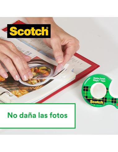 ROLLO CINTA INVISIBLE 19MM X 7,5M MAGICCON DISPENSADOR 8-1975D SCOTH 7100086322