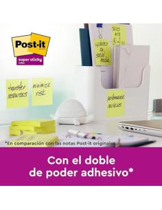 PACK 18+6 BLOCS 90 HOJAS Z-NOTES ADHESIVAS 76X76MM SUPER STICKY CANARY YELLOW R330-SSCY-VP20 POST-IT 7100236629 2