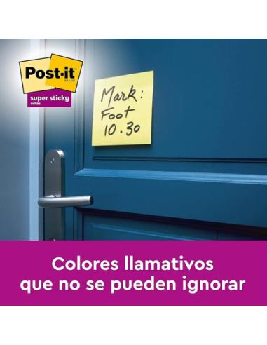 PACK 18+6 BLOCS 90 HOJAS Z-NOTES ADHESIVAS 76X76MM SUPER STICKY CANARY YELLOW R330-SSCY-VP20 POST-IT 7100236629