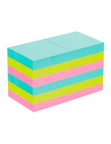 PACK 12 BLOCS 90 HOJAS NOTAS ADHESIVAS 47,6X47,6MM SUPER STICKY COLECCIÓN COSMIC CAJA CARTÓN 622-12SS-COS POST-IT 7100290180