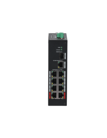 (DH-PFS3110-8ET-96-V2) DAHUA SWITCH 10 PUERTOS / 8 PUERTOS POE LARGA DISTANCIA 250M WATCHDOG 2.0