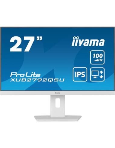 MONITOR IIYAMA 27"/2560 x 1440/3.7 MPX/WQHD/100Hz/250CD/16:9/HDMI/LED/BLANCO