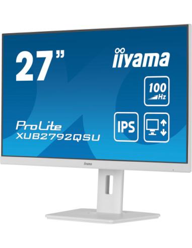 MONITOR IIYAMA 27"/2560 x 1440/3.7 MPX/WQHD/100Hz/250CD/16:9/HDMI/LED/BLANCO