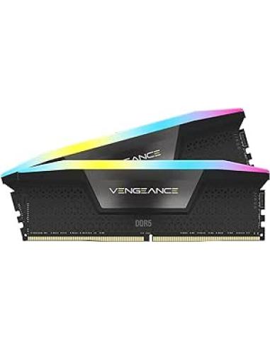 MEMORIA CORSAIR DDR5 32GB 2X16GB PC6000 VENGEANCE RGB CMH32GX5M2B6000C38