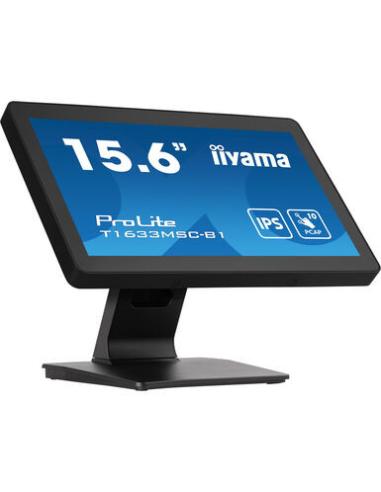 MONITOR IIYAMA 15,6" PCAP BEZEL FREE FRONT, 10P TOUCH, 1920X1080, DISPLAYPORT, HDMI, 385CD/M² (WITH TOUCH), SPEAKERS, USB INTERF