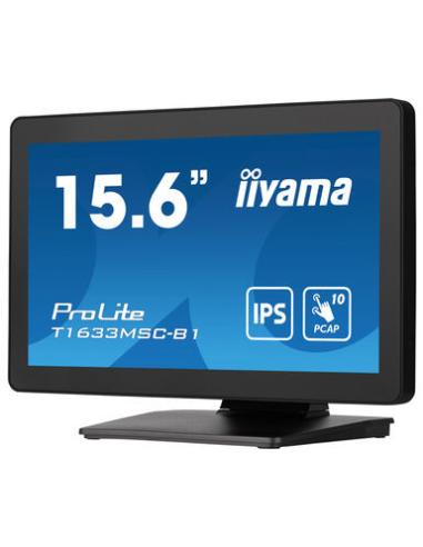 MONITOR IIYAMA 15,6" PCAP BEZEL FREE FRONT, 10P TOUCH, 1920X1080, DISPLAYPORT, HDMI, 385CD/M² (WITH TOUCH), SPEAKERS, USB INTERF