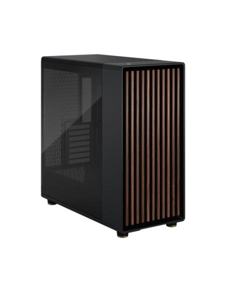 Fractal Design FD-C-NOR1X-02 carcasa de ordenador Midi Tower Negro, Carbón vegetal
