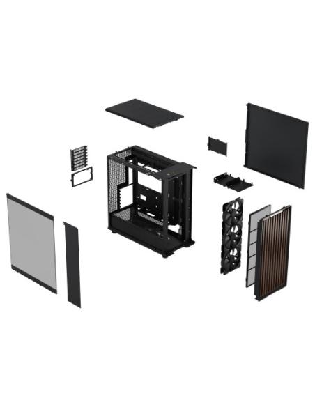 Fractal Design FD-C-NOR1X-02 carcasa de ordenador Midi Tower Negro, Carbón vegetal