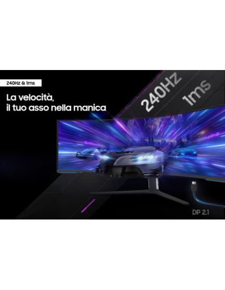 Samsung Odyssey S57CG952NU LED display 144,8 cm (57") 7680 x 2160 Pixeles Negro, Blanco