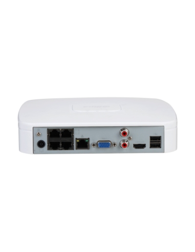 (DHI-NVR4104-EI) DAHUA GRABADOR IP NVR WIZSENSE 1U 1HDD 4 CANALES CON INTELIGENCIA ARTIFICIAL