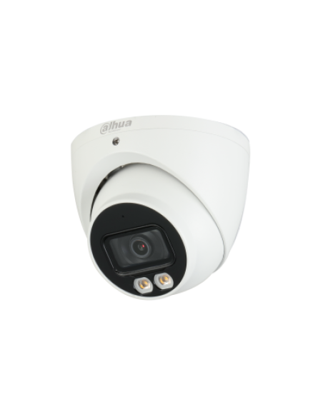(DH-HAC-HDW1809TP-A-LED-0280B) DAHUA CÁMARA HÍBRIDA DOMO LITE FULL-COLOR 4K WDR CON AUDIO ÓPTICA FIJA 2.8MM