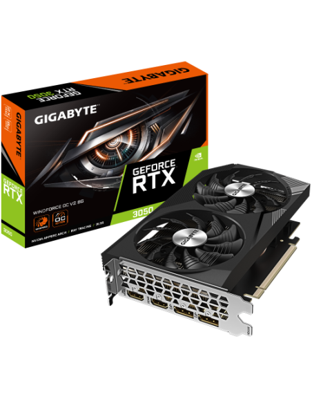 Gigabyte GeForce RTX 3050 WINDFORCE OC V2 8G NVIDIA 8 GB GDDR6