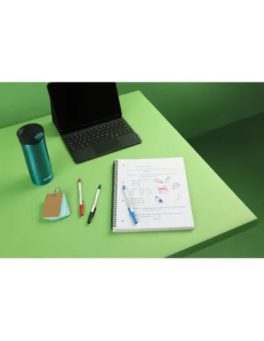 CAJA 50 BOLÍGRAFOS PAPER MATE KILOMÉTRICO PUNTA MEDIANA (1,0MM) TINTA NEGRA 80% PLÁSTICO RECICLADO PAPER MATE 2187701