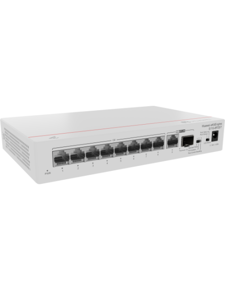 HUAWEI S110-8P2ST ( 8 10/100/1000 BASE-T PORTS POE+ 1GE SFP PORT, 1*10/100/ 100BASE T PORT, AC POWER, POWER ADAPTER)