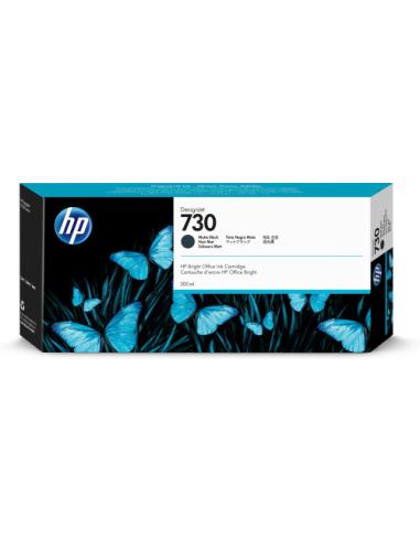 HP Cartucho de tinta DesignJet 730 negro mate de 300 ml