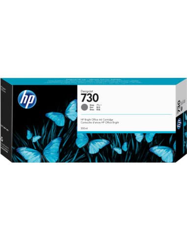 HP 730 TINTA GRIS 300ML (P2V73A)