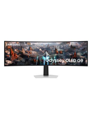 Samsung Odyssey LS49CG934SUXEN pantalla para PC 124,5 cm (49") 5120 x 1440 Pixeles DQHD OLED Plata