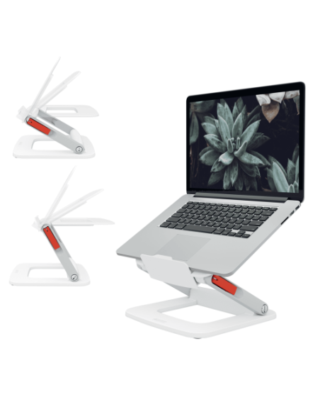 SOPORTE ELEVADOR PARA PORTATIL AJUSTABLE BLANCO ERGO LEITZ 64240001
