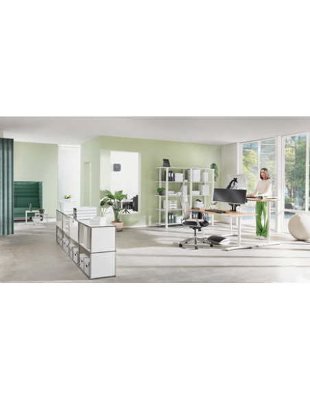 SOPORTE ELEVADOR PARA MONITOR AJUSTABLE GRIS ERGO LEITZ 65040085