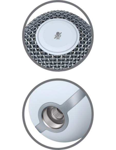 HyperX SoloCast - USB Microphone (White) Blanco Micrófono para videoconsola