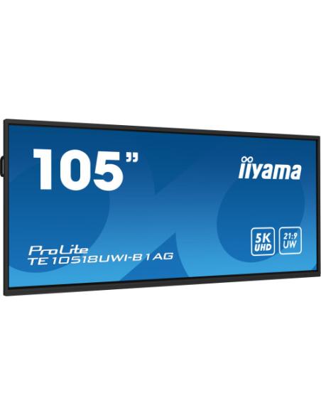iiyama PROLITE Pizarra de caballete digital 2,74 m (108") LED Wifi 450 cd / m² 5K Ultra HD Negro Pantalla táctil Procesador inco
