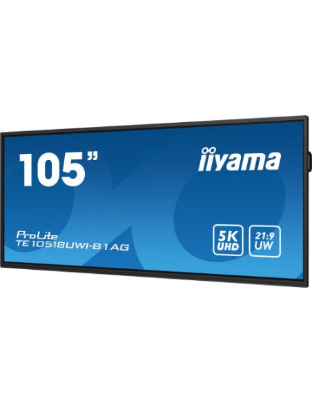 iiyama PROLITE Pizarra de caballete digital 2,74 m (108") LED Wifi 450 cd / m² 5K Ultra HD Negro Pantalla táctil Procesador inco