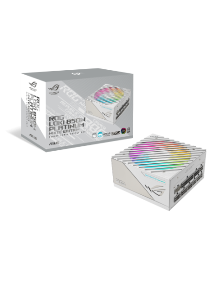 ASUS ROG Loki SFX-L 850W Platinum White unidad de fuente de alimentación 24-pin ATX Blanco