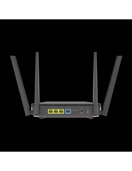ASUS RT-AX52 AX1800 AiMesh router inalámbrico Gigabit Ethernet Doble banda (2,4 GHz / 5 GHz) Negro