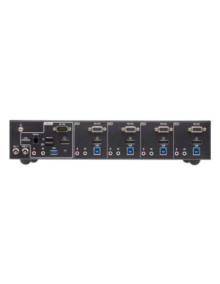 ATEN SWITCH KVMP 4-PORT USB TRUE 4K DISPLAYPORT KVM SWITCH W
