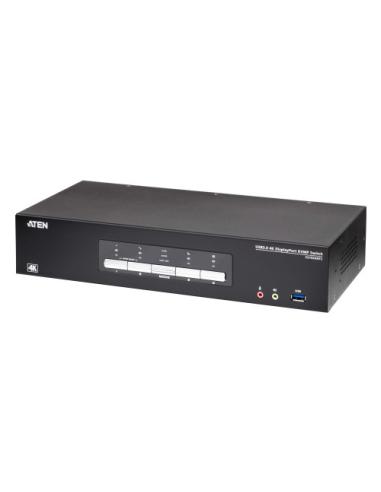 ATEN SWITCH KVMP 4-PORT USB TRUE 4K DISPLAYPORT KVM SWITCH W