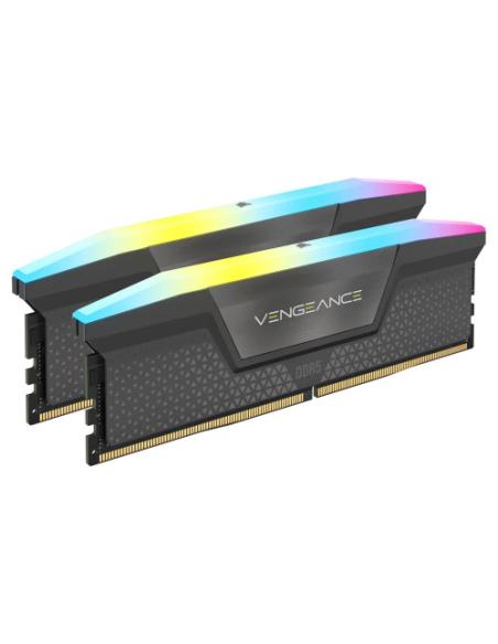MEMORIA CORSAIR DDR5 32GB 2X16GB PC5600 VENGEANCE RGB CMH32GX5M2B5600Z40
