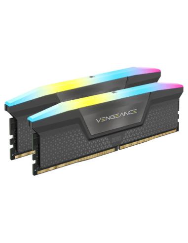 MEMORIA CORSAIR DDR5 32GB 2X16GB PC6000 VENGEANCE RGB CMH32GX5M2E6000Z36