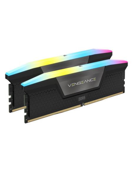 MEMORIA CORSAIR DDR5 64GB 2X32GB PC5600 VENGEANCE RGB CMH64GX5M2B5600C40